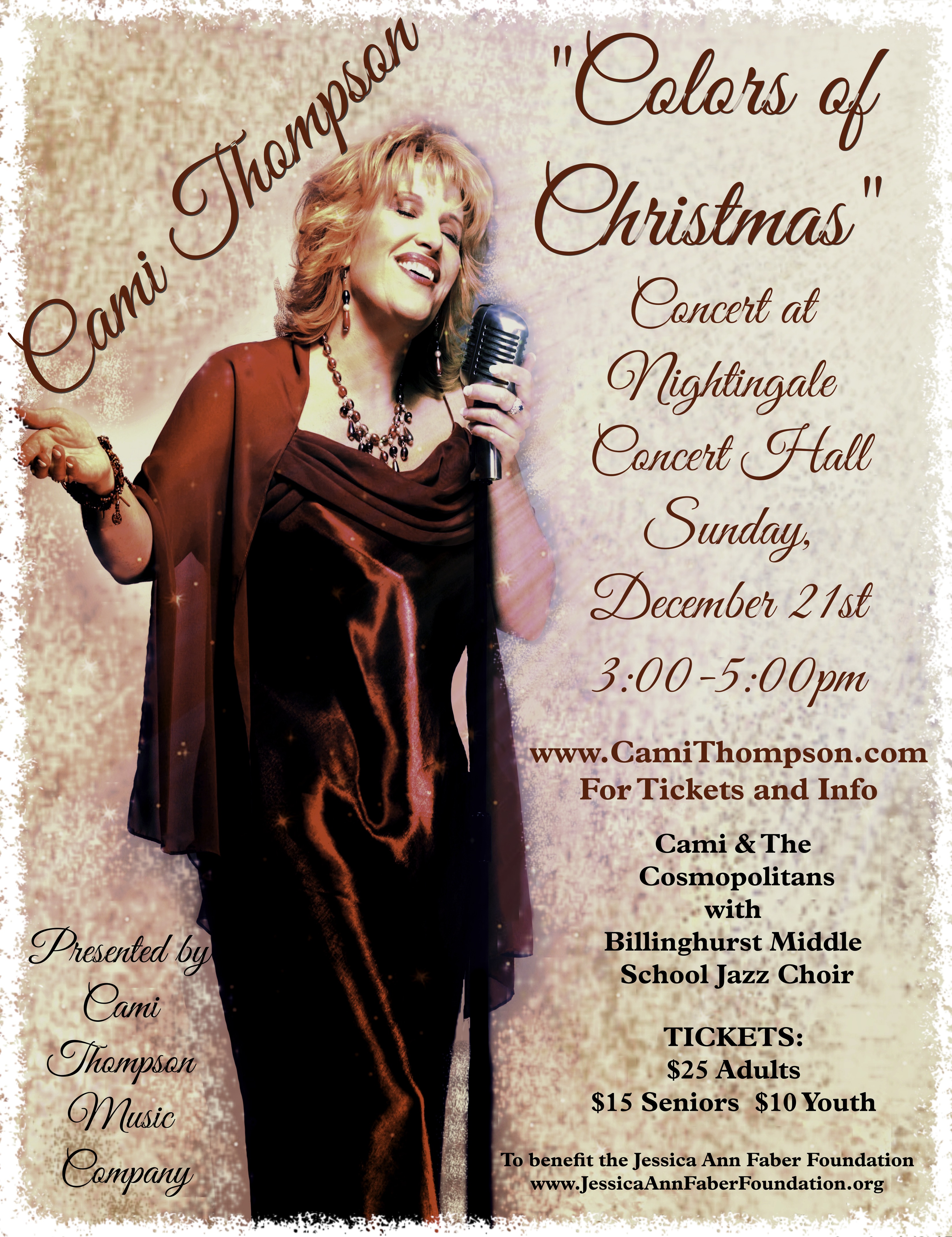 Christmas concert poster